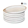 AmorArc Ceramic Dinner Plates – 8 inches